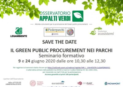 Formazione sul Green Public Procurement per gli Enti Parco