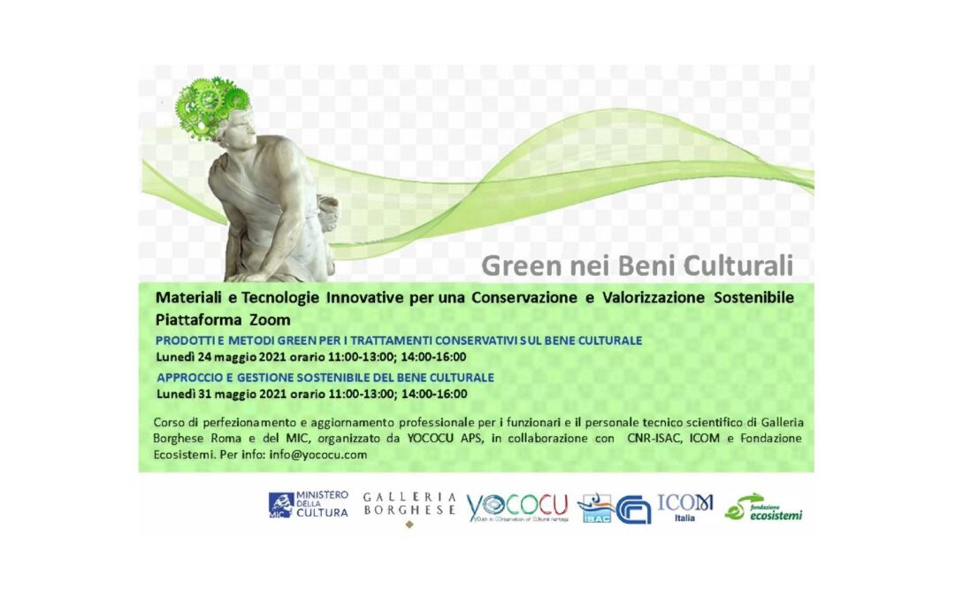 Green nei Beni Culturali – Corso di aggiornamento professionale
