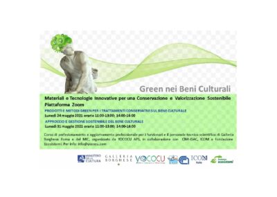 Green nei Beni Culturali – Corso di aggiornamento professionale