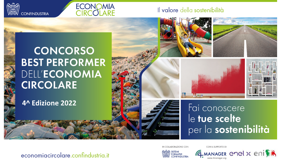 Economia circolare: dal concorso Best Performer al progetto Mates Extended, le opportunità per le imprese