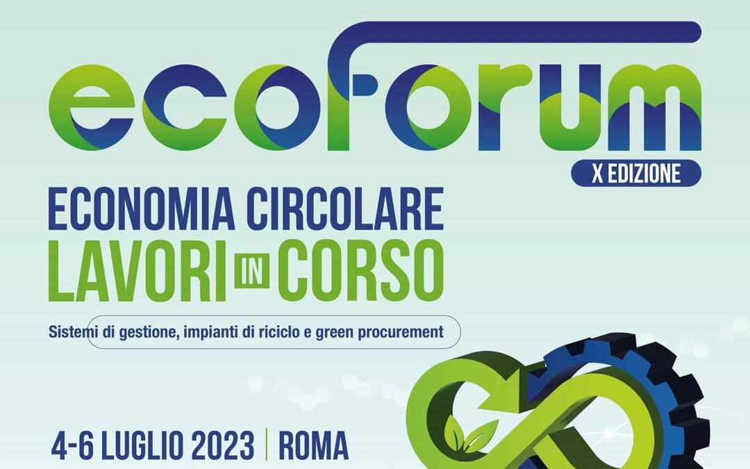 Il GPP in Italia e il CAM eventi alla X edizione di EcoForum, la conferenza nazionale sull’economia circolare