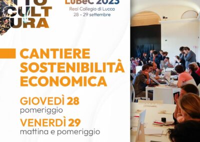 A LuBeC 2023  soluzioni e strumenti per la transizione ecologica della produzione culturale