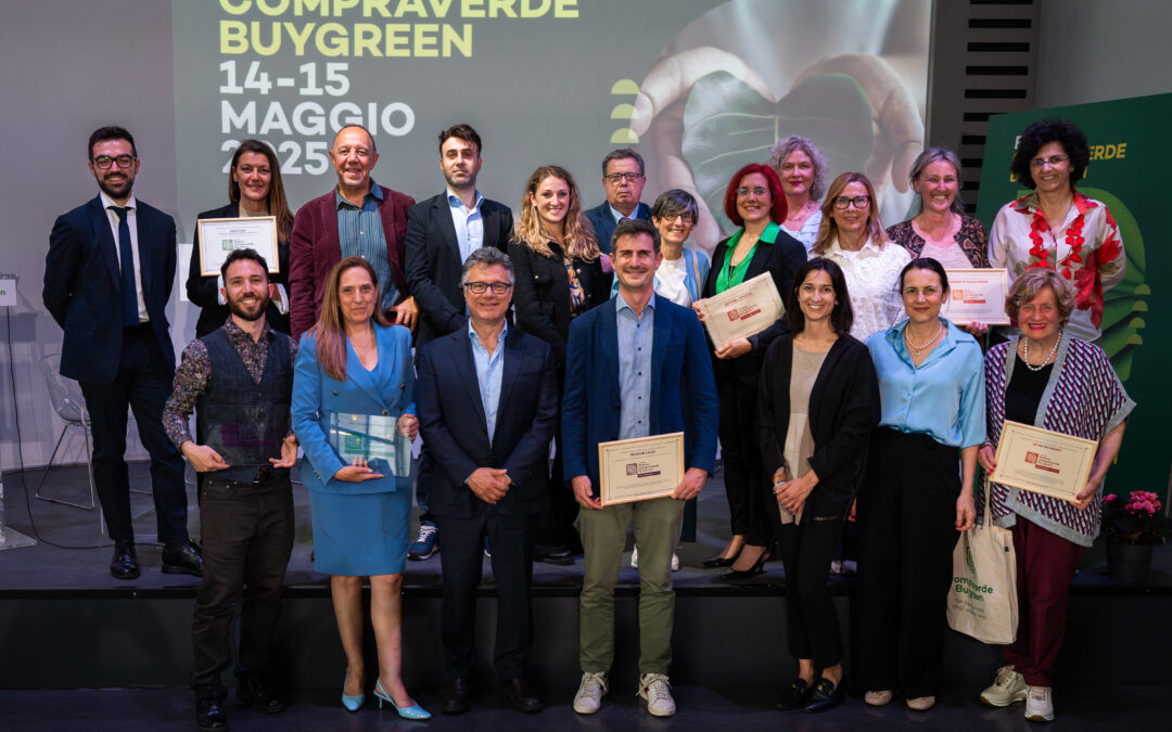 L’eccellenza in Italia ed Europa sul Green Public Procurement, assegnati i Premi Compraverde Buygreen