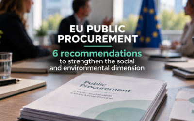 EU Public Procurement Reform: Six Recommendations to Strengthen Its Social and Environmental Dimension